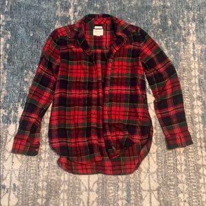 american eagle boyfriend fit flannel!!